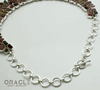 Sterling Silver Raw Tourmaline Necklace