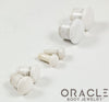White Agate Single Flare Plugs
