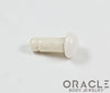 White Agate Single Flare Plugs
