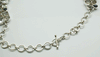 Sterling Silver Tourmalated Quartz Necklace with Clear Quartz and Black Spinal Accents