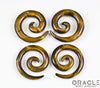 Yellow Tiger Eye Spirals