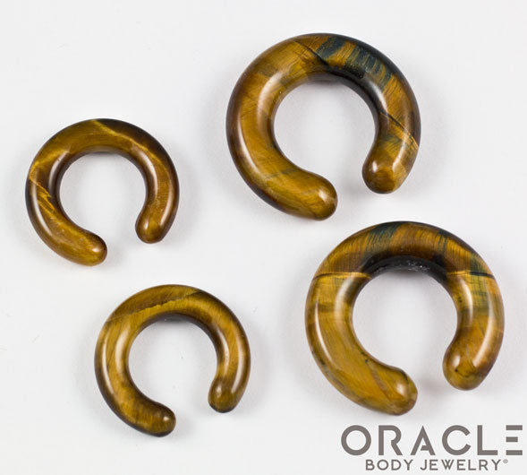 Yellow Tiger Eye Stone Rings