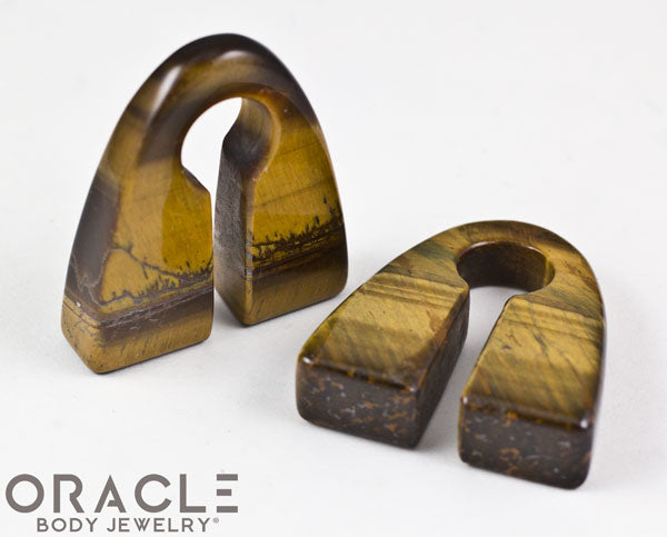 Yellow Tiger Eye Pyramid Weights