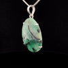 Sterling Silver Faceted Emerald Pendant