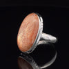 Sterling Silver Sunstone Ring Size 10