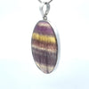 Sterling Silver Rainbow Fluorite Pendant