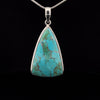 Sterling Silver Turquoise with Silver Inclusions Pendant