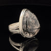 Sterling Silver Tourmalated Quartz Ring Size 9