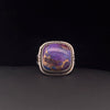 Sterling Silver Copper Purple Turquoise Ring Size 6