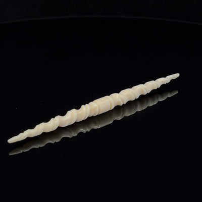 6g (4mm) Fossilized Mammoth Ivory Carved Septum Spike