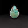 Sterling Silver Kingman Turquoise Ring Size 7