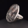 Sterling Silver Tourmalated Quartz Ring Size 10