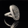 Sterling Silver Tourmalated Quartz Ring Size 8
