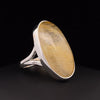 Sterling Silver Rutilated Quartz Ring Size 10