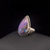 Sterling Silver Copper Purple Turquoise Ring Size 8