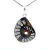 Sterling Silver Fossilized Ammonite Pendant