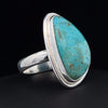 Sterling Silver Kingman Turquoise Ring Size 7