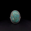 Sterling Silver Kingman Turquoise Ring Size 7