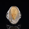Sterling Silver Rutilated Quartz Ring SIze 5