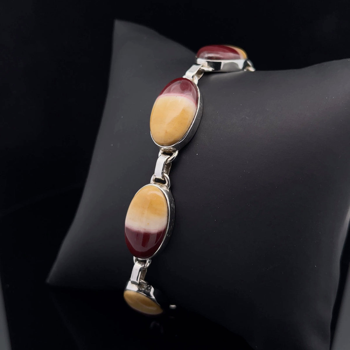 Sterling Silver Mookaite Bracelet