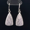 Sterling Silver Howlite Earrings
