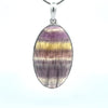 Sterling Silver Rainbow Fluorite Pendant