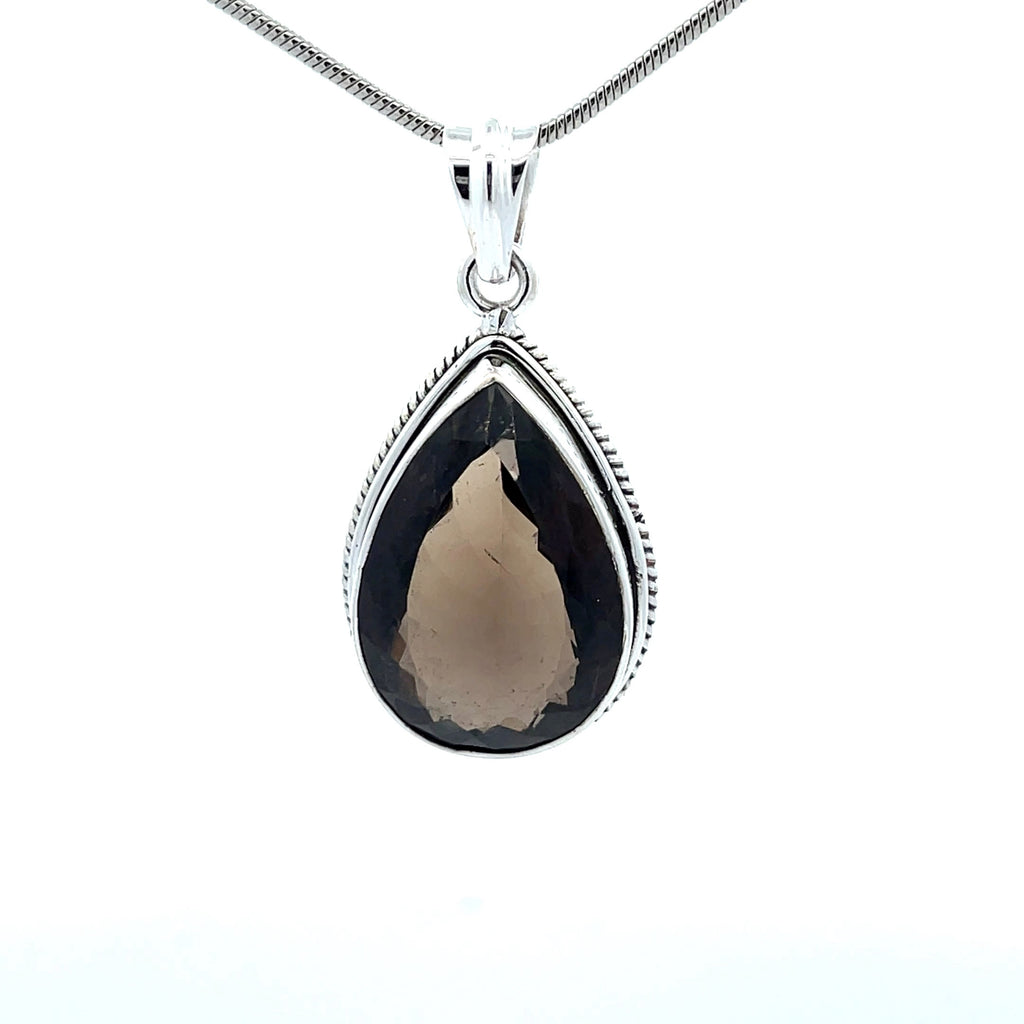 Sterling Silver Smoky Quartz Pendant