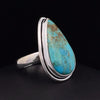 Sterling Silver Kingman Turquoise Ring Size 5.5