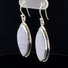 Sterling Silver Blue Lace Agate Earrings