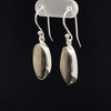 Sterling Silver Gold Obsidian Earrings