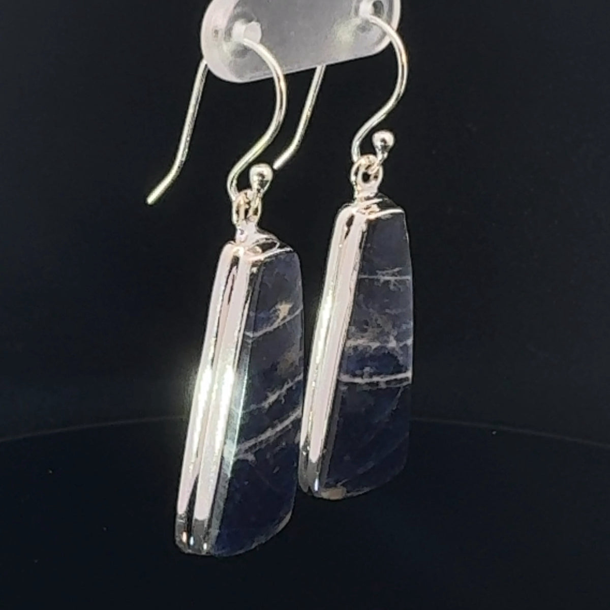 Sterling Silver Sodalite Earrings