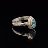 Sterling Silver Swiss Topaz Ring Size 8