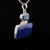 Sterling Silver Lapis and Apatite Pendant