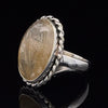 Sterling Silver Rutilated Quartz Ring Size 7