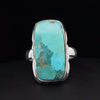 Sterling Silver Kingman Turquoise Ring Size 5.5