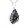 Sterling Silver Fossilized Ammonite Pendant