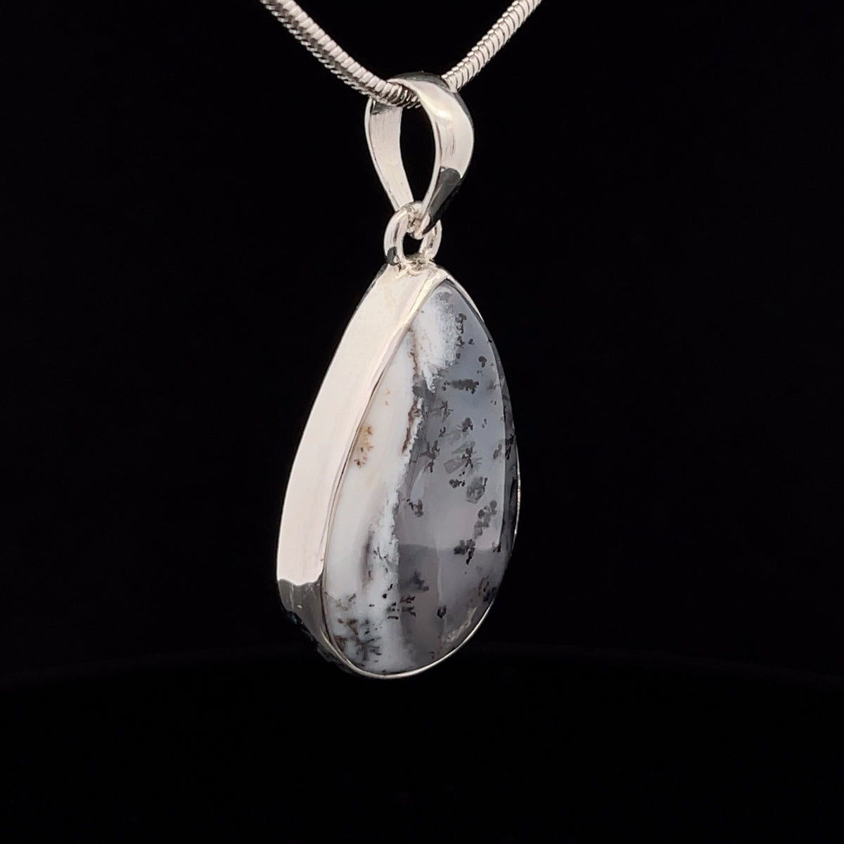 Sterling Silver Dendritic Opal Pendant