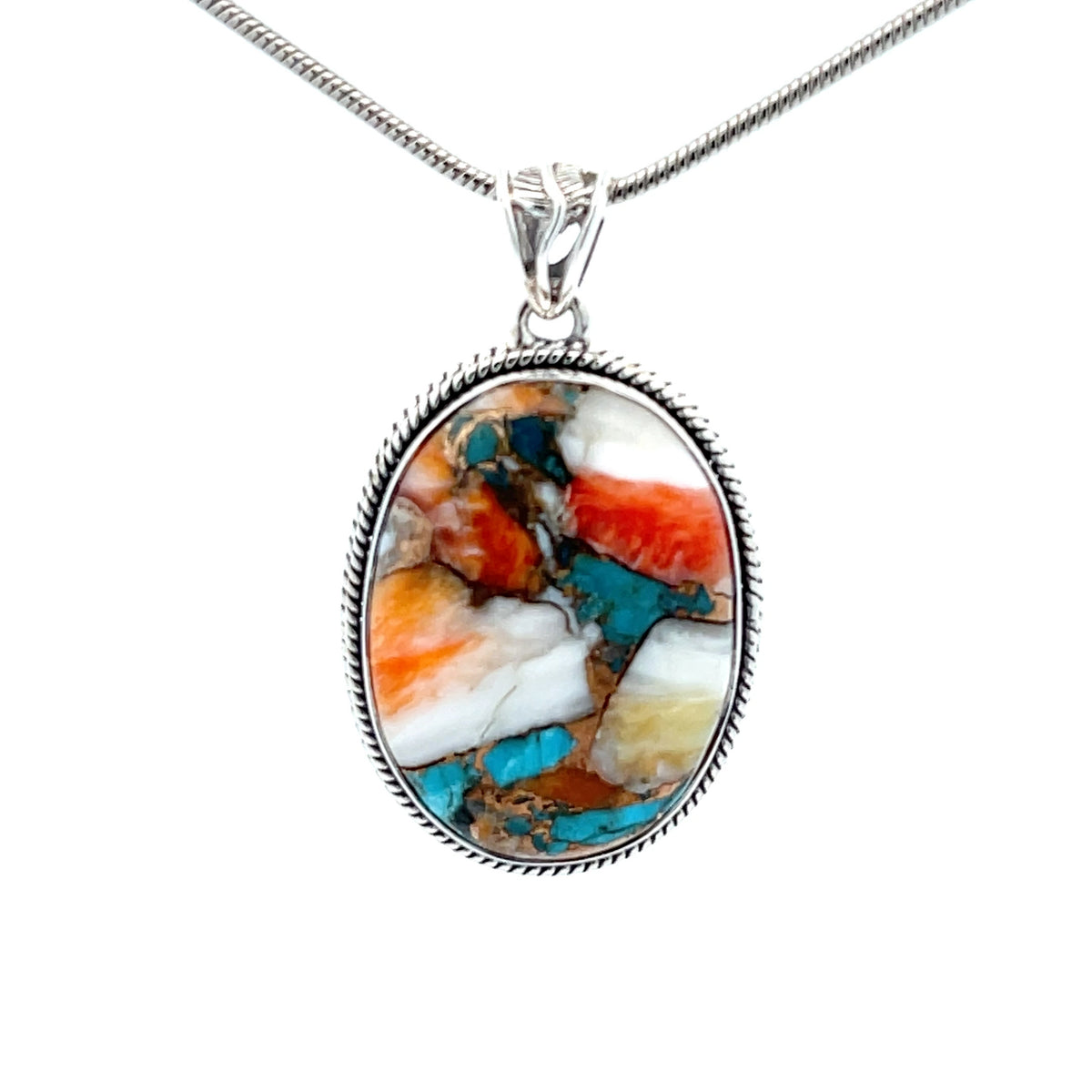 Sterling Silver Spiny Oyster Pendant