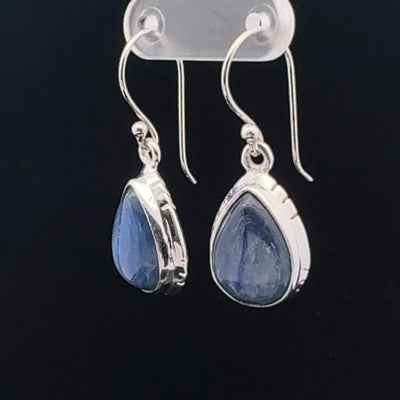 Sterling Silver Kyanite Earrings