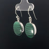 Sterling Silver Malachite Earrings