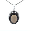 Sterling Silver Smoky Quartz Pendant