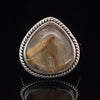 Sterling Silver Rutilated Quartz Ring Size 8