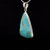 Sterling Silver Turquoise with Silver Inclusions Pendant