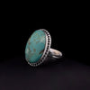 Sterling Silver Kingman Turquoise Ring Size 7