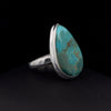 Sterling Silver Kingman Turquoise Ring Size 7