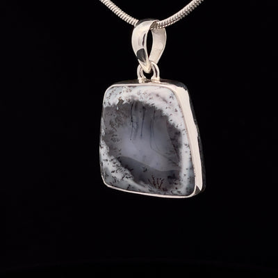 Sterling Silver Dendritic Opal Pendant