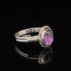 Sterling Silver Amethyst Ring Size 8