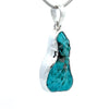 Sterling Silver Raw Kingman Turquoise Pendant