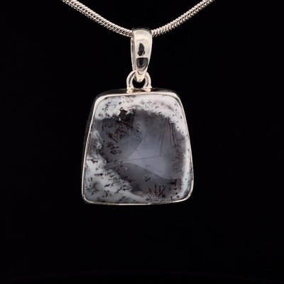 Sterling Silver Dendritic Opal Pendant