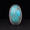 Sterling Silver Kingman Turquoise Ring Size 5